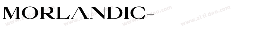 Morlandic字体转换