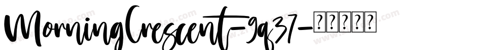 MorningCrescent-9q37字体转换