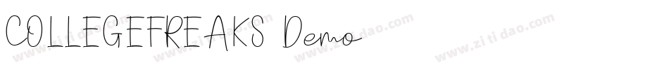 COLLEGEFREAKS-Demo-2字体转换