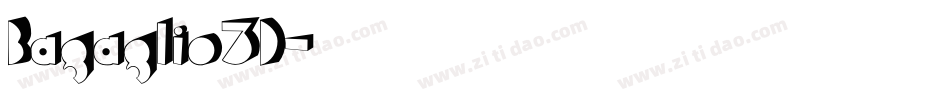Bagaglio3D字体转换