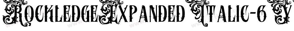 RockledgeExpandedItalic-6YYdx字体转换 RockledgeExpandedItalic-6YYdx字体转换