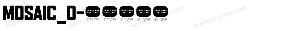 MOSAIC_O字体转换
