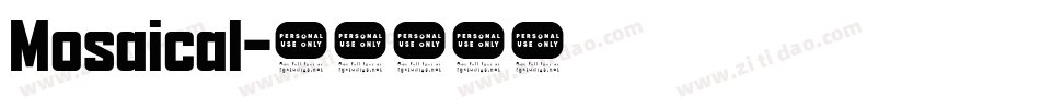 Mosaical字体转换
