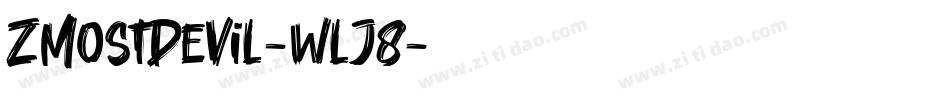 ZMostDevil-wlJ8字体转换