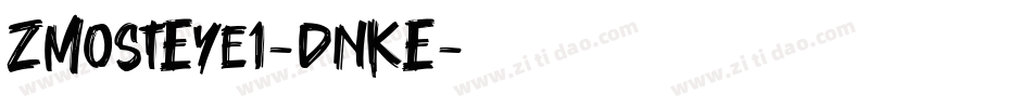 ZMostEye1-dnKE字体转换