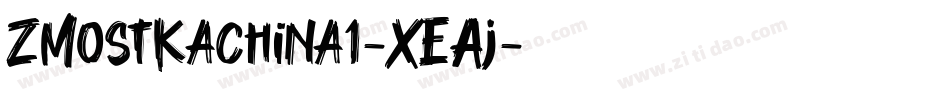 ZMostKachina1-XEAj字体转换