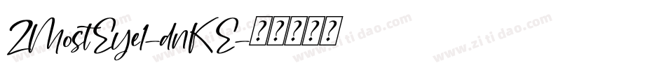 ZMostEye1-dnKE字体转换