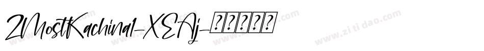 ZMostKachina1-XEAj字体转换