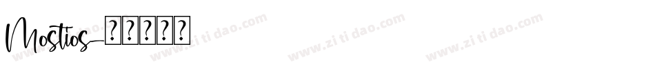 Mostios字体转换