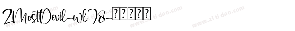 ZMostDevil-wlJ8字体转换