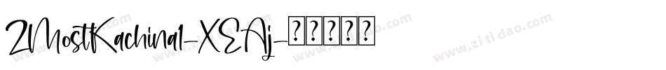ZMostKachina1-XEAj字体转换
