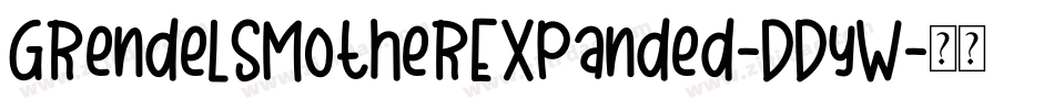 GrendelsMotherExpanded-DDyW字体转换
