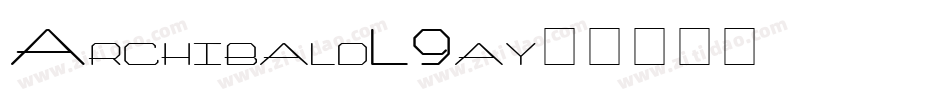 Archibald-L9ay字体转换