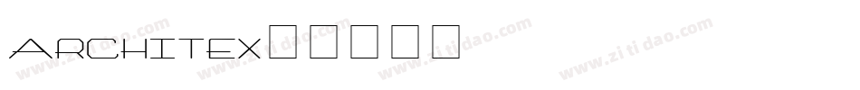 architex字体转换