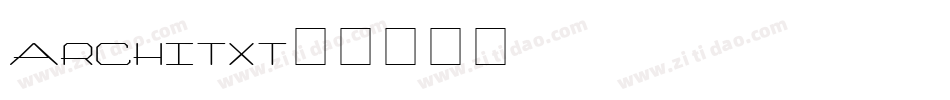 architxt字体转换