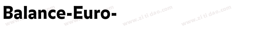 Balance-Euro字体转换