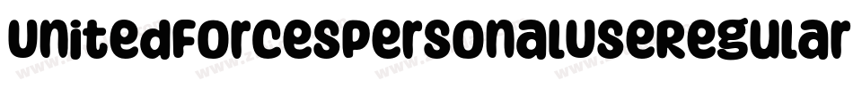 UnitedForcesPersonalUseRegular-EaJmz字体转换