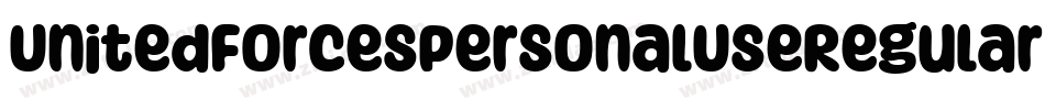 UnitedForcesPersonalUseRegular-EaJmz字体转换
