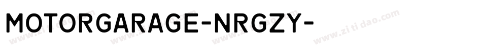 MotorGarage-nRgZY字体转换