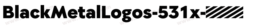 BlackMetalLogos-531x字体转换