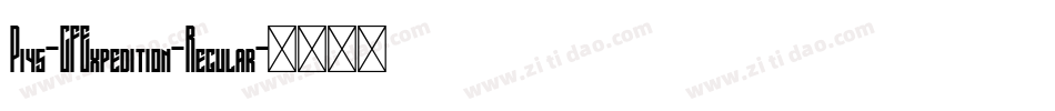 P145-CFExpedition-Regular字体转换