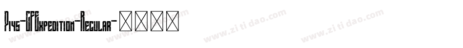 P145-CFExpedition-Regular字体转换