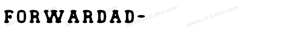 ForwardAd字体转换