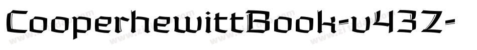 CooperhewittBook-v43Z字体转换
