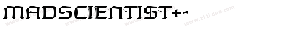 MADSCIENTIST+字体转换