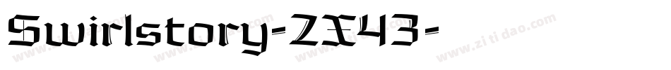Swirlstory-2X43字体转换