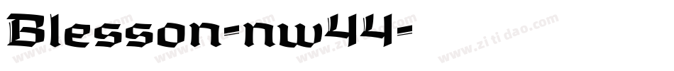 Blesson-nw44字体转换