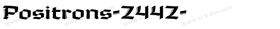Positrons-Z44Z字体转换