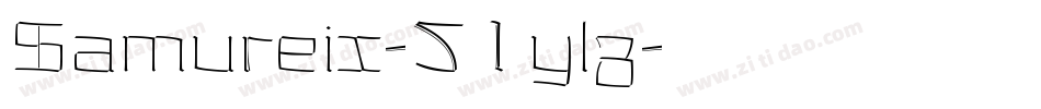 Samureix-51ylz字体转换
