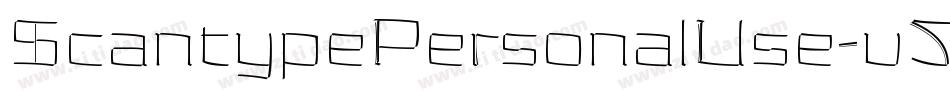 ScantypePersonalUse-v51A字体转换