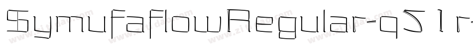 SymufaflowRegular-q51r字体转换