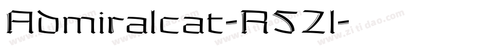Admiralcat-R52l字体转换