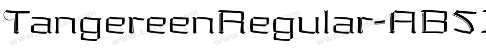TangereenRegular-AB52字体转换