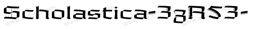 Scholastica-3zR53字体转换
