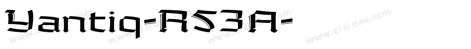 Yantiq-R53A字体转换