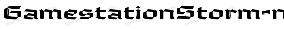 GamestationStorm-n54J字体转换