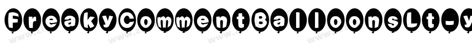 FreakyCommentBalloonsLt-yYMq字体转换