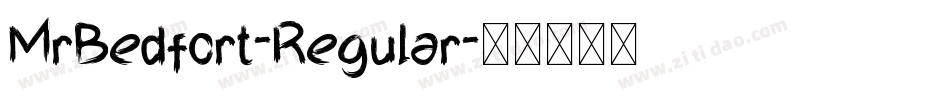 MrBedfort-Regular字体转换