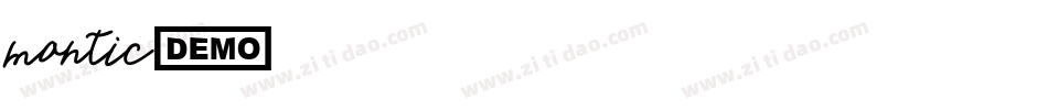 montic字体转换