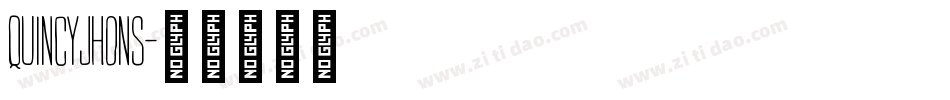 QuincyJhons字体转换