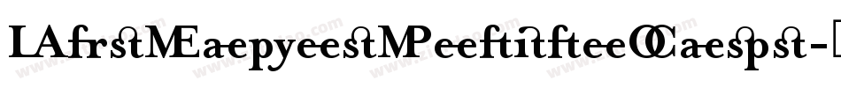 MrsEavesPetiteCaps字体转换
