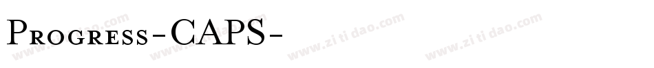 Progress-CAPS字体转换 Progress-CAPS字体转换