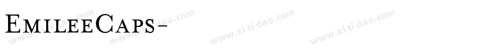 EmileeCaps字体转换