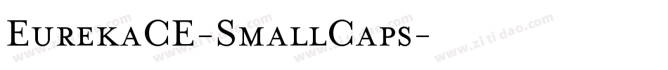 EurekaCE-SmallCaps字体转换
