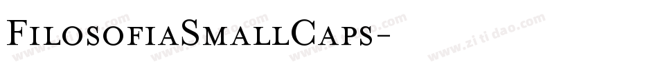 FilosofiaSmallCaps字体转换