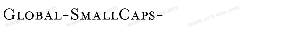 Global-SmallCaps字体转换